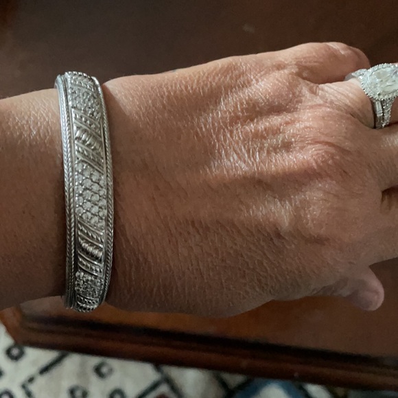 Judith Ripka Diamonique cuff bracelet - Picture 5 of 6